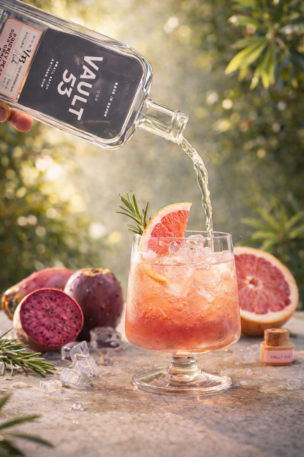 Prickly Pear & Pink Grapefruit Rum 50cl